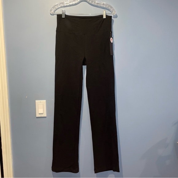 Bally Pants - Bally Waist Slimming Wide Leg Leggings in Black Size Large NWT
